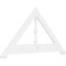Ekena Millwork Pitch Artisan Architectural Grade PVC Gable Pediment, 72"W x 36"H x 1"P (12/12) GPP072X036X100ART - alternate 1